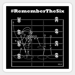 #RememberTheSix Sticker